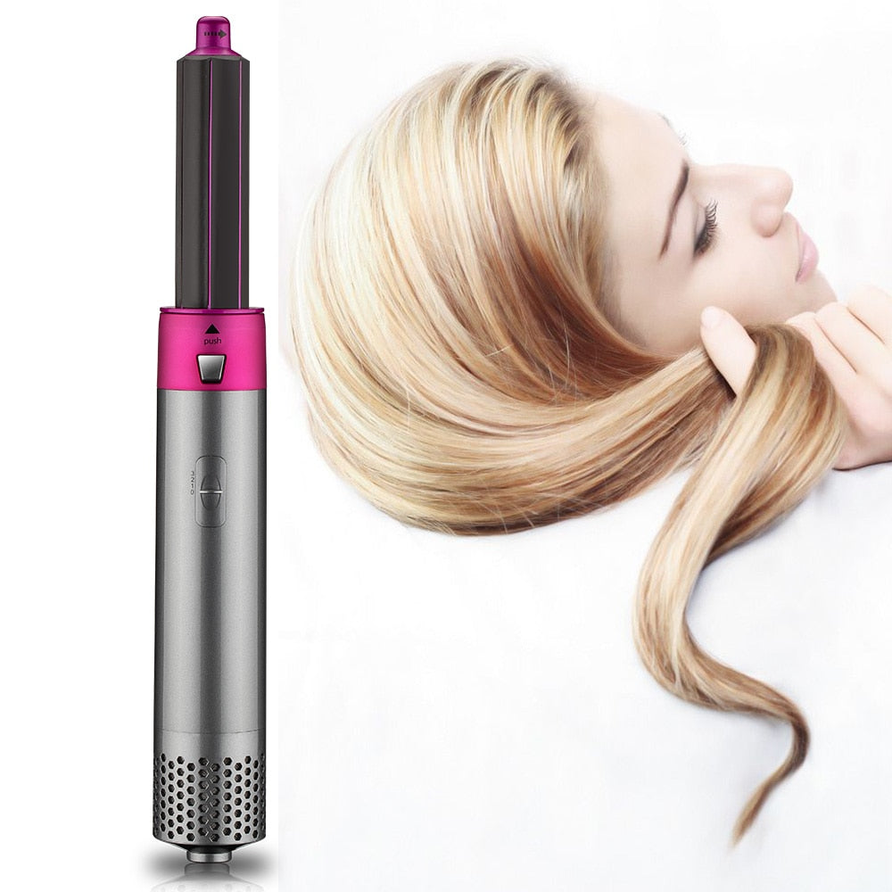 5-in-1 Hair Styler – Curl, Straighten, Dry & Volumize with One Tool
